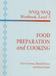 Imagen de archivo de Food Preparation and Cooking a la venta por Better World Books Ltd