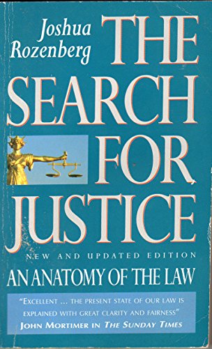 Beispielbild fr The Search for Justice zum Verkauf von WorldofBooks