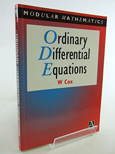 Beispielbild fr Ordinary Differential Equations (Modular Mathematics Series) zum Verkauf von WorldofBooks