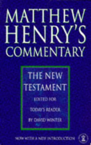 Beispielbild fr Matthew Henry's New Testament Commentary (Hodder Christian paperbacks) zum Verkauf von WorldofBooks