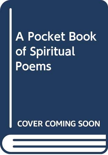 9780340643051: A Pocket Book of Spiritual Poems