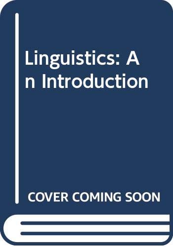 9780340643976: Linguistics: An Introduction