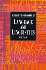9780340652671: A Student's Dictionary of Language and Linguistics (Student Reference S.)