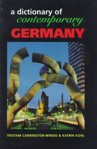 Stock image for A Dictionary of Contemporary German for sale by Goldstone Books