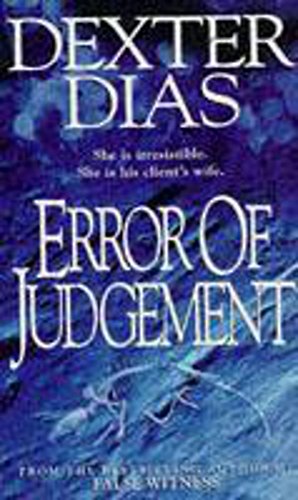 Imagen de archivo de Error of Judgement a la venta por 2Vbooks