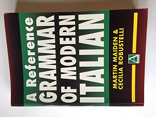 Imagen de archivo de A Reference Grammar of Modern Italian a la venta por Better World Books Ltd