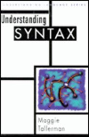 9780340700006: Understanding Syntax (Understanding Language)