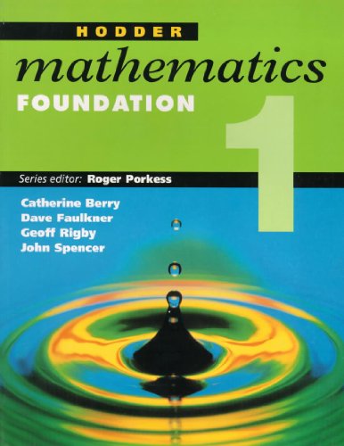 9780340705483: Hodder Mathematics Foundation 1: Bk. 1 (Hodder GCSE Mathematics)