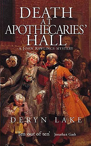 9780340718612: Death at Apothecaries' Hall (A John Rowlings mystery)