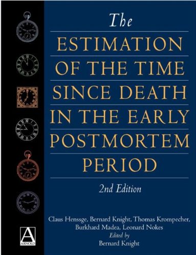 9780340719602: Estimation of the Time Since Death in the Early Postmortem Period