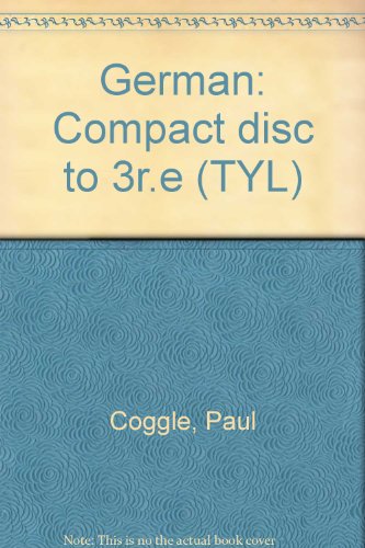 Teach Yourself German: CD (TYL) (9780340730966) by Coggle, Paul; Schenke, Heiner