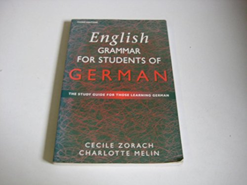 Imagen de archivo de English Grammar for Students of German: The Study Guide for Those Learning German a la venta por Anybook.com