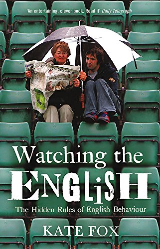 Imagen de archivo de Watching the English a la venta por Front Cover Books