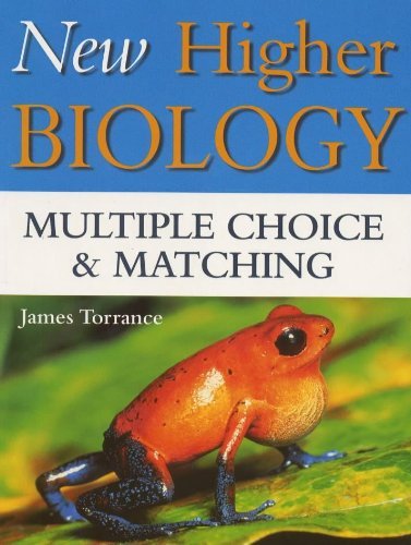 Imagen de archivo de New Higher Biology : Multiple Choice and Matching a la venta por Better World Books Ltd