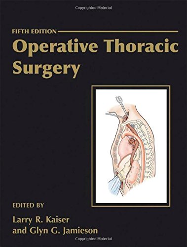 Imagen de archivo de Operative Thoracic Surgery Fifth Edition a la venta por Mispah books