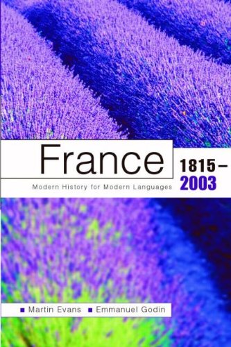 9780340761403: France 1815-2003: Modern History For Modern Languages