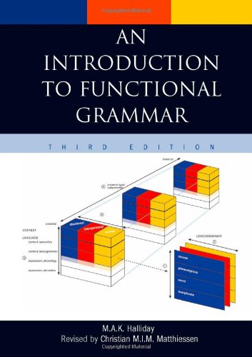 Stock image for An Introduction to Functional Grammar for sale by Better World Books Ltd
