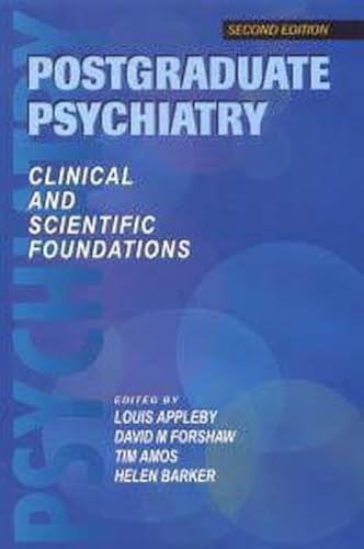 Beispielbild fr Postgraduate Psychiatry: Clinical and Scientific Foundations zum Verkauf von PsychoBabel & Skoob Books