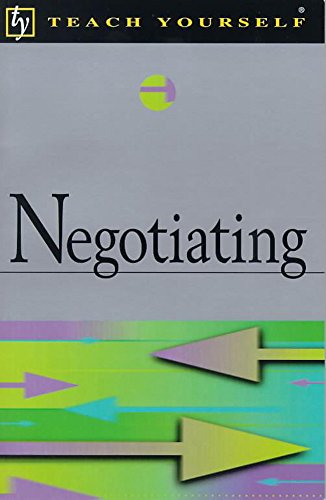 Stock image for Negotiating (Teach Yourself) for sale by MusicMagpie