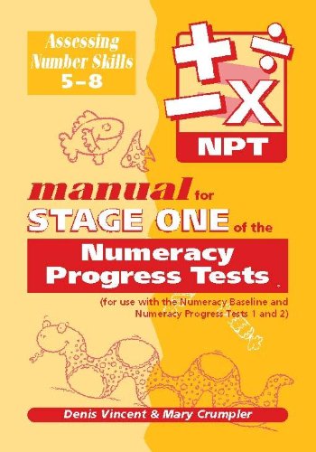 Numeracy Progress Test: Stage 1 Manual (Numeracy Progress Tests) (9780340774359) by Vincent, Denis; Crumpler, Mary