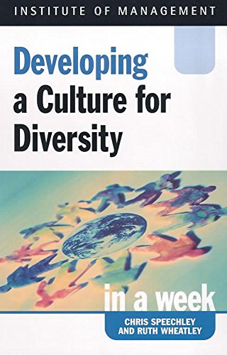 Imagen de archivo de Developing a Culture for Diversity in a Week a la venta por Better World Books Ltd