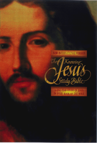 Stock image for The Knowing Jesus Study Bible: A One-Year Study of Jesus in Every Book of the Bible (NIV/New International Version) for sale by Books Unplugged