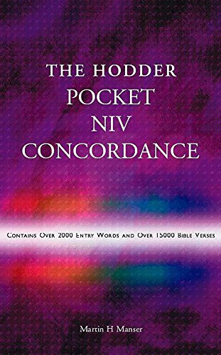 Beispielbild fr The NIV Pocket Concordance zum Verkauf von WorldofBooks