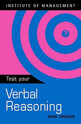 Stock image for Test Your Verbal Reasoning (TYS) for sale by AwesomeBooks