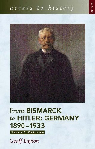 9780340802052: From Bismarck to Hitler: Germany, 1890-1933 (Access to History)