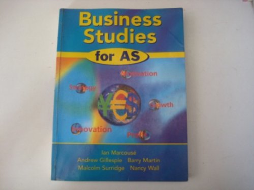 Beispielbild fr Business Studies For AS zum Verkauf von AwesomeBooks