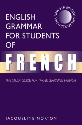 Beispielbild fr English Grammar for Students of French, 5Ed: The Study Guide for Those Learning French zum Verkauf von WorldofBooks