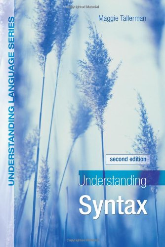 Imagen de archivo de Understanding Syntax 2nd Edition (Understanding Language) a la venta por WorldofBooks