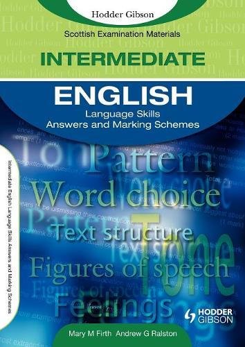 9780340812068: English Language Skills for Intermediate Level Answers and Marking Schemes