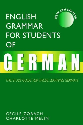 Stock image for English Grammar for Students of German 4th edition for sale by Goldstone Books