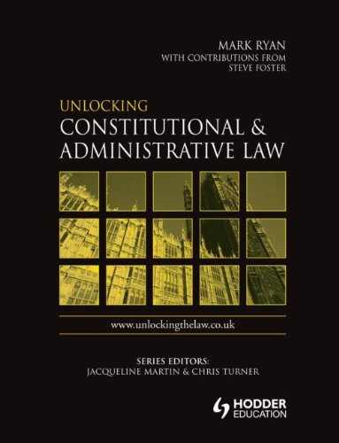9780340816066: Unlocking Constitutional and Administrative Law: Volume 1 (Unlocking the Law)