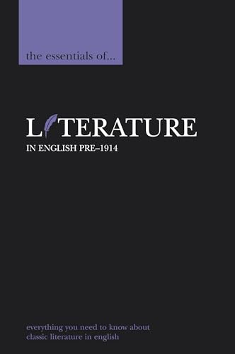 Beispielbild für The Essentials of Literature in English, pre-1914 zum Verkauf von medimops