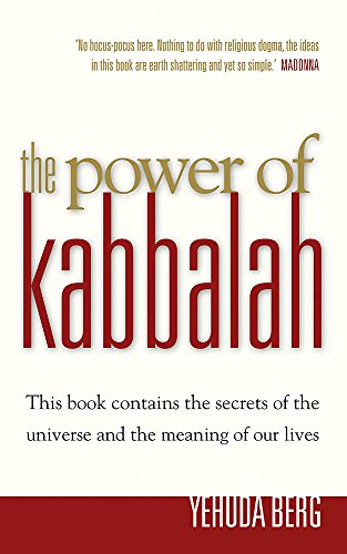 Imagen de archivo de The Power Of Kabbalah: This book contains the secrets of the universe and the meaning of our lives a la venta por WorldofBooks