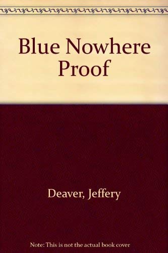 9780340842188: Blue Nowhere Proof