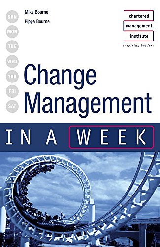 Imagen de archivo de Change Management in a Week a la venta por ThriftBooks-Atlanta