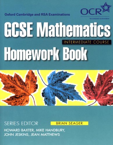 Beispielbild fr GCSE Mathematics for OCR Intermediate Homework Book: Intermediate Level (GCSE Mathematics for OCR Series) zum Verkauf von Reuseabook