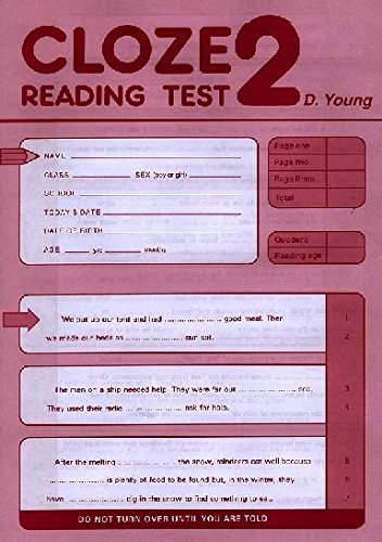 9780340847909: Cloze Reading Test: Test 2