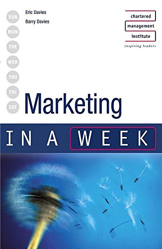 Beispielbild fr Marketing in a week 3rd edition (IAW) zum Verkauf von WorldofBooks