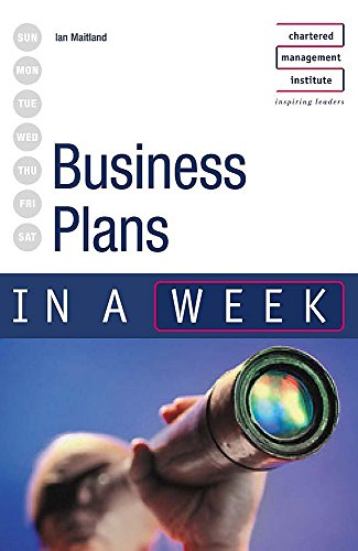Beispielbild fr Business Plans in a week 3rd edition (IAW) zum Verkauf von WorldofBooks