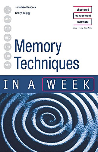 Stock image for Memory Techniques in a Week for sale by ThriftBooks-Dallas