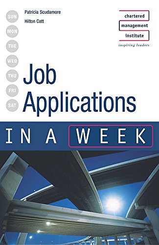 Beispielbild fr Job Applications in a week (IAW) zum Verkauf von WorldofBooks