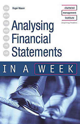 Imagen de archivo de Analysing Financial Statements in a week (IAW) a la venta por WorldofBooks