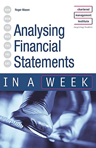Stock image for Analysing Financial Statements in a week (IAW) for sale by WorldofBooks