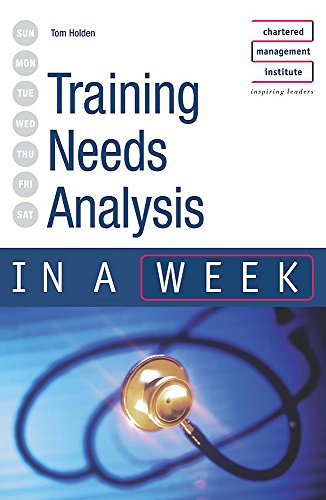 Stock image for Training Needs Analysis in a week (IAW) for sale by WorldofBooks