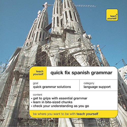 Beispielbild fr Quick Fix Spanish Grammar (Teach Yourself Languages) zum Verkauf von WorldofBooks