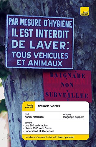Stock image for Teach Yourself French Verbs New Edition (TYV) for sale by AwesomeBooks